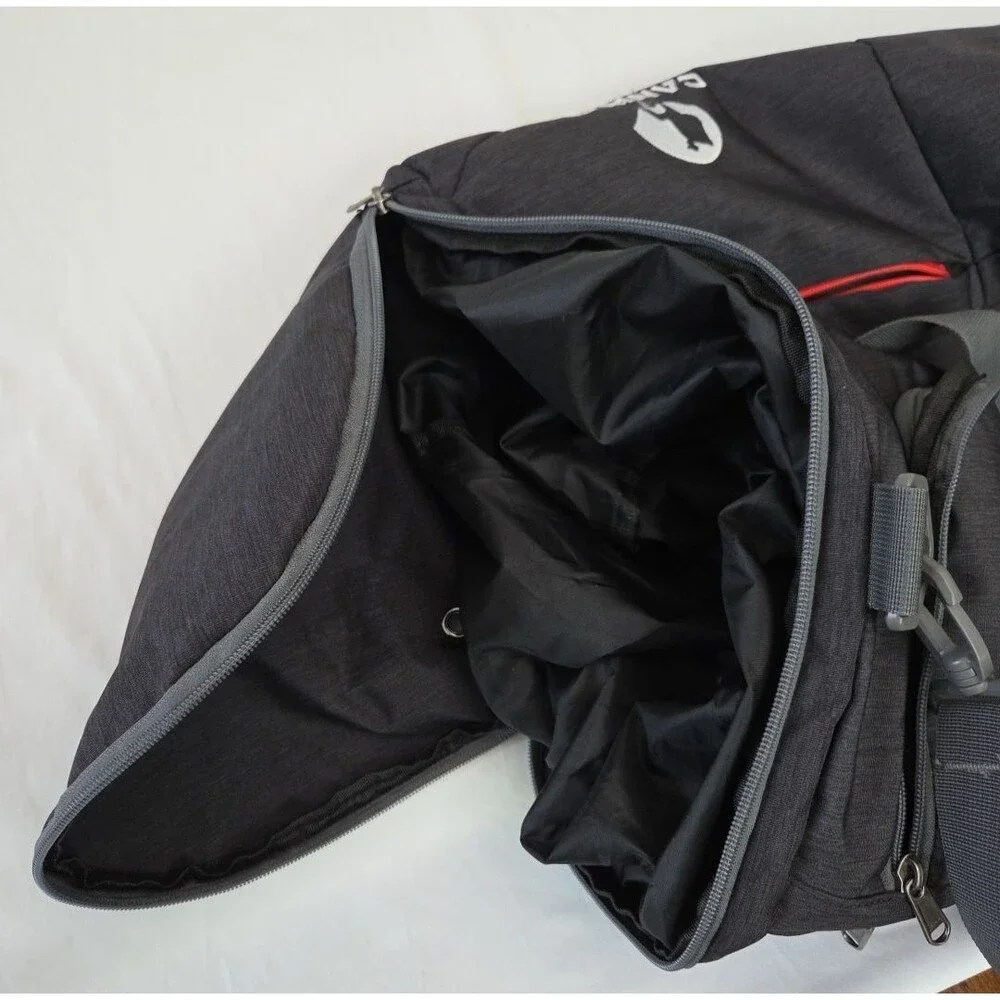 Canway Gym Duffel Bag Travel Sports Bag Carry On Overnight Black Redbmulti...